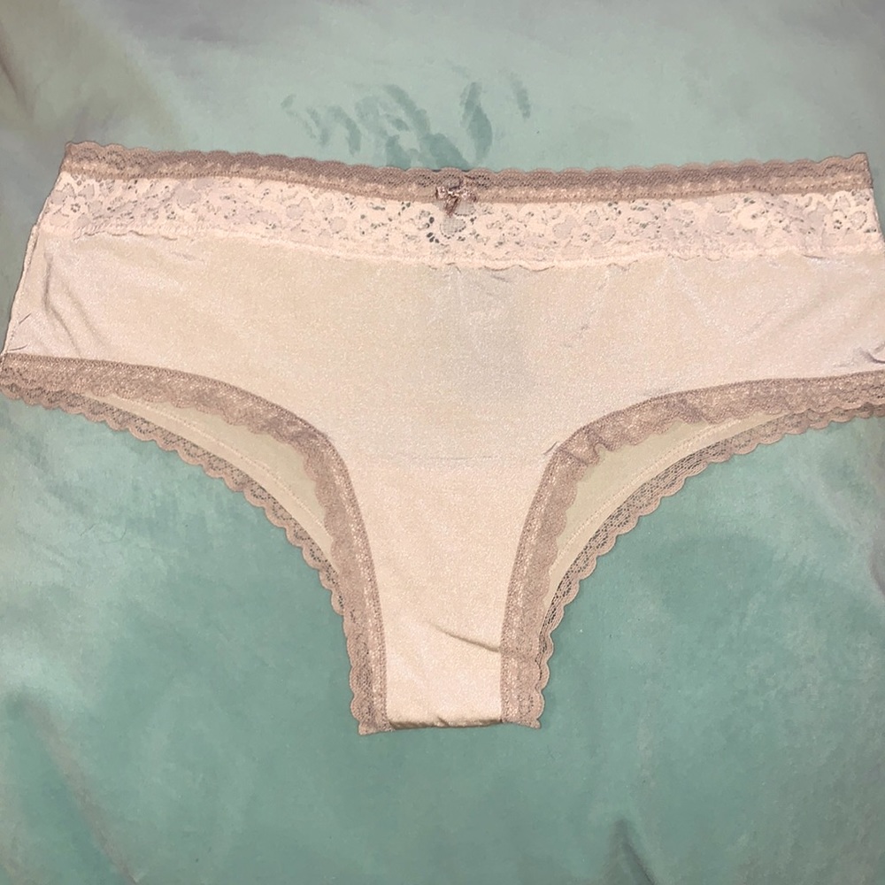 💎Aerie Cheeky Medium Taupe and Pink NWT
